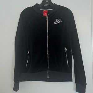 NWOT Nike Velvet Zip Up Size Small